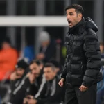 Cesc Fàbregas en el partido de cuartos de final de Copa Italia entre el Napoli vs el Como 1907