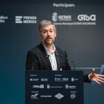 El consejero de Presidencia, Justicia y Administraci&oacute;n Local, Miguel &Aacute;ngel Garc&iacute;a Mart&iacute;n, en la clausura del encuentro Horizonte Madrid Sur