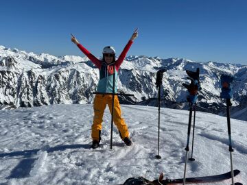 Merc&egrave; practicando esqu&iacute; de monta&ntilde;a antes de sufrir el accidente