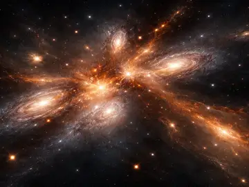 Una investigación revela cómo pudieron formarse galaxias gigantes solo 1.400 millones de años después del Big Bang Una investigación revela cómo pudieron formarse galaxias gigantes solo 1.400 millones de años después del Big Bang