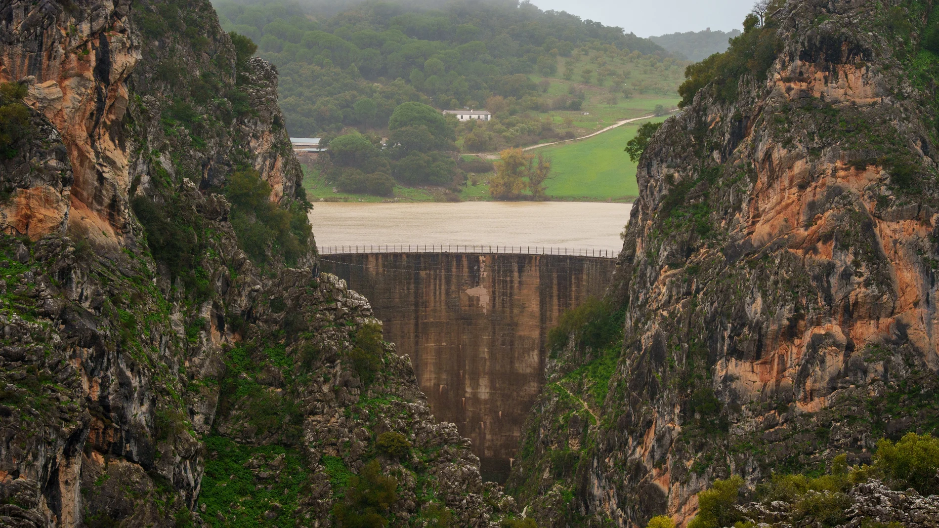 Presa de Montejaque, en Málaga