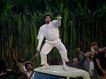 February 08, 2026 Bad Bunny performs during halftime of the NFL Super Bowl 60 between the Seattle Seahawks and the New England Patriots at Levi's Stadium in Santa Clara, California. Mandatory Europa Press/Contacto/Charles Baus 09/02/2026 ONLY FOR USE IN SPAIN