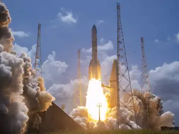 Lanzamiento de la Ariane 6 con los 32 satélites de Amazon Amazon