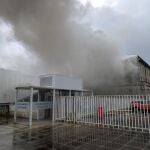 Incendio en la Comisar&iacute;a de la Polic&iacute;a Nacional de Santiago de Compostela.