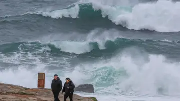 Fuerte oleaje en la costa de Muxía, A Coruña debido a la borrasca Nils la semana pasada. Fuerte oleaje en la costa de Muxía, A Coruña debido a la borrasca Nils la semana pasada.