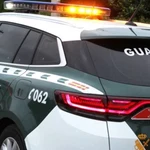 Vehículo de la Guardia Civil