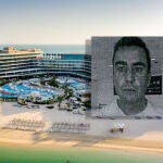 Alejandro Salgado, &laquo;El Tigre&raquo; junto al conjunto residencial donde viv&iacute;a en Dub&aacute;i