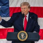 US President Donald J. Trump visits US special forces who captured Venezuelan President Nicols Maduro.