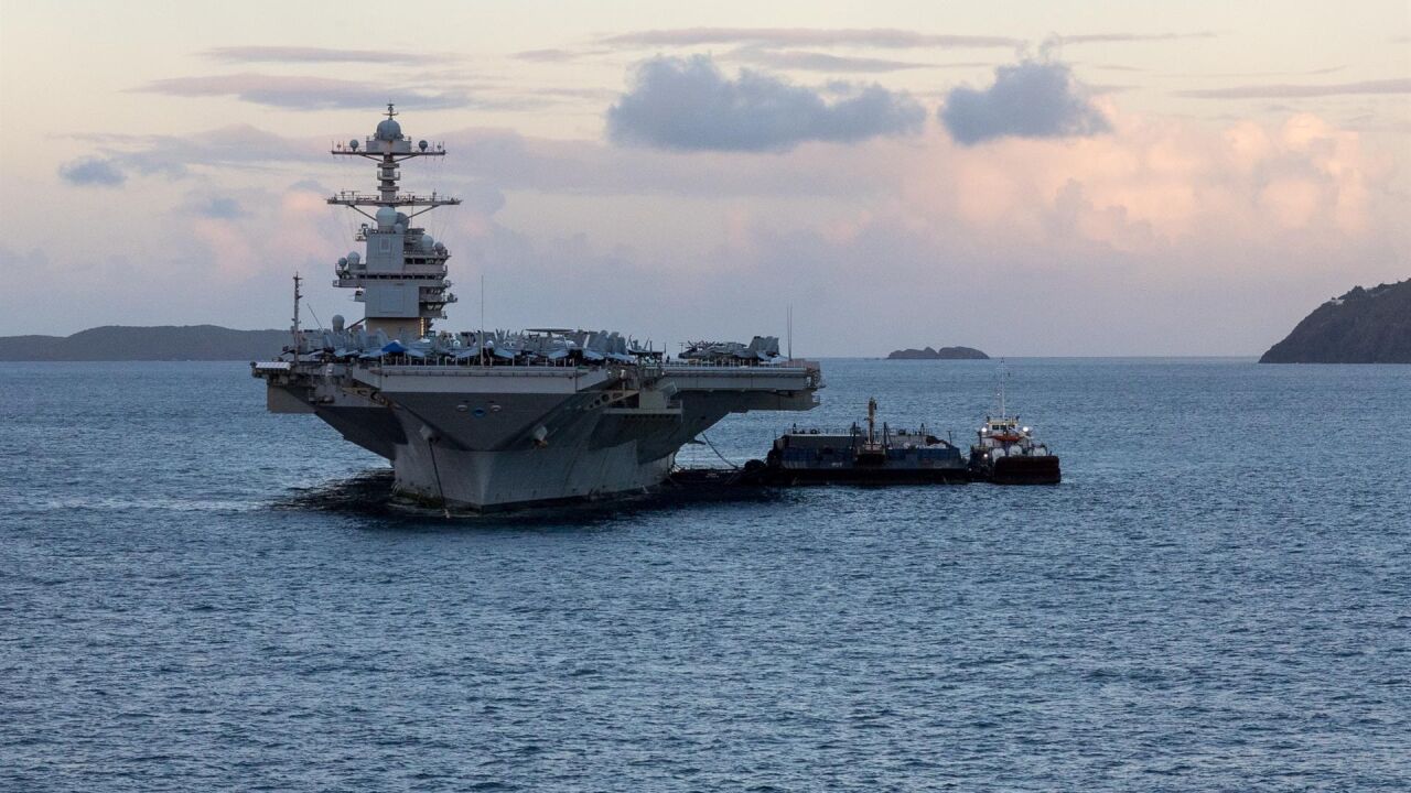 Trump confirma que enviará su mayor portaaviones a Irán por si fracasan las negociaciones