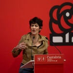 La ministra portavoz y de Inclusi&oacute;n, Seguridad Social y Migraciones y portavoz del Gobierno, Elma Saiz en Santander