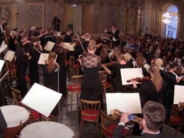 Una imagen de la interpretaci&oacute;n del &ldquo;Requiem&rdquo;