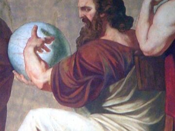 Detalle de un fresco que muestra a Anax&aacute;goras