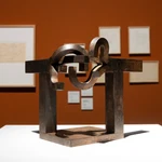 Inauguracion de la exposicion de Eduardo Chillida en el Conde Duque. © Jesus G. Feria.