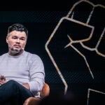 Encuentro entre Rufi&aacute;n (ERC) y Emilio Delgado (M&aacute;s Madrid)