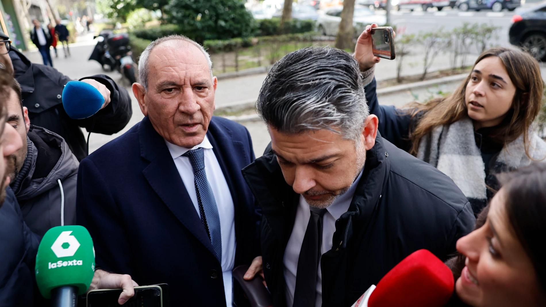 El número dos de la Policía Nacional,José Ángel González, a su llegada este miércoles a su domicilio