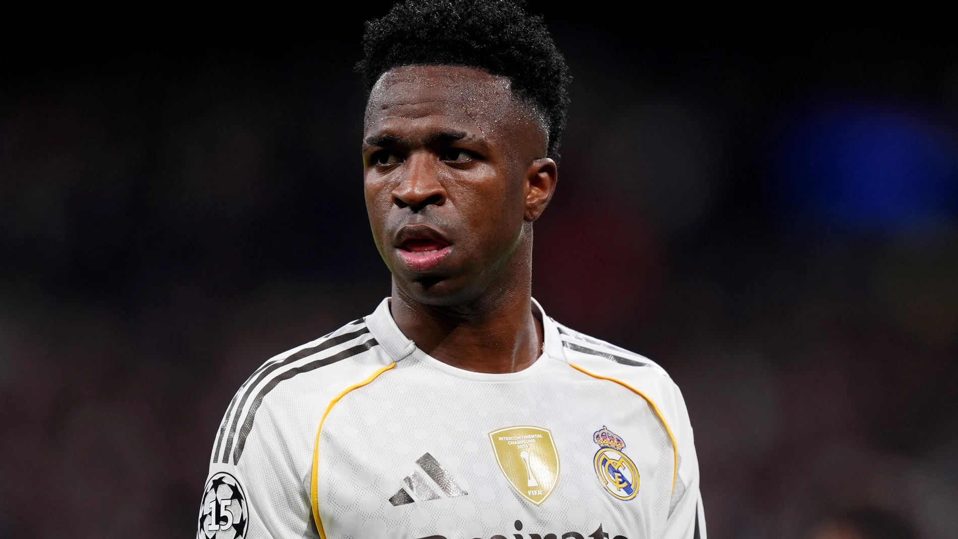 (Foto de ARCHIVO) FILED - 10 December 2025, Spain, Madrid: Real Madrid's Vinicius Junior looks on during the Spanish Primera Division soccer match between Athletic Club and Real Madrid. Photo: Mike Egerton/PA Wire/dpa 10/12/2025 ONLY FOR USE IN SPAIN