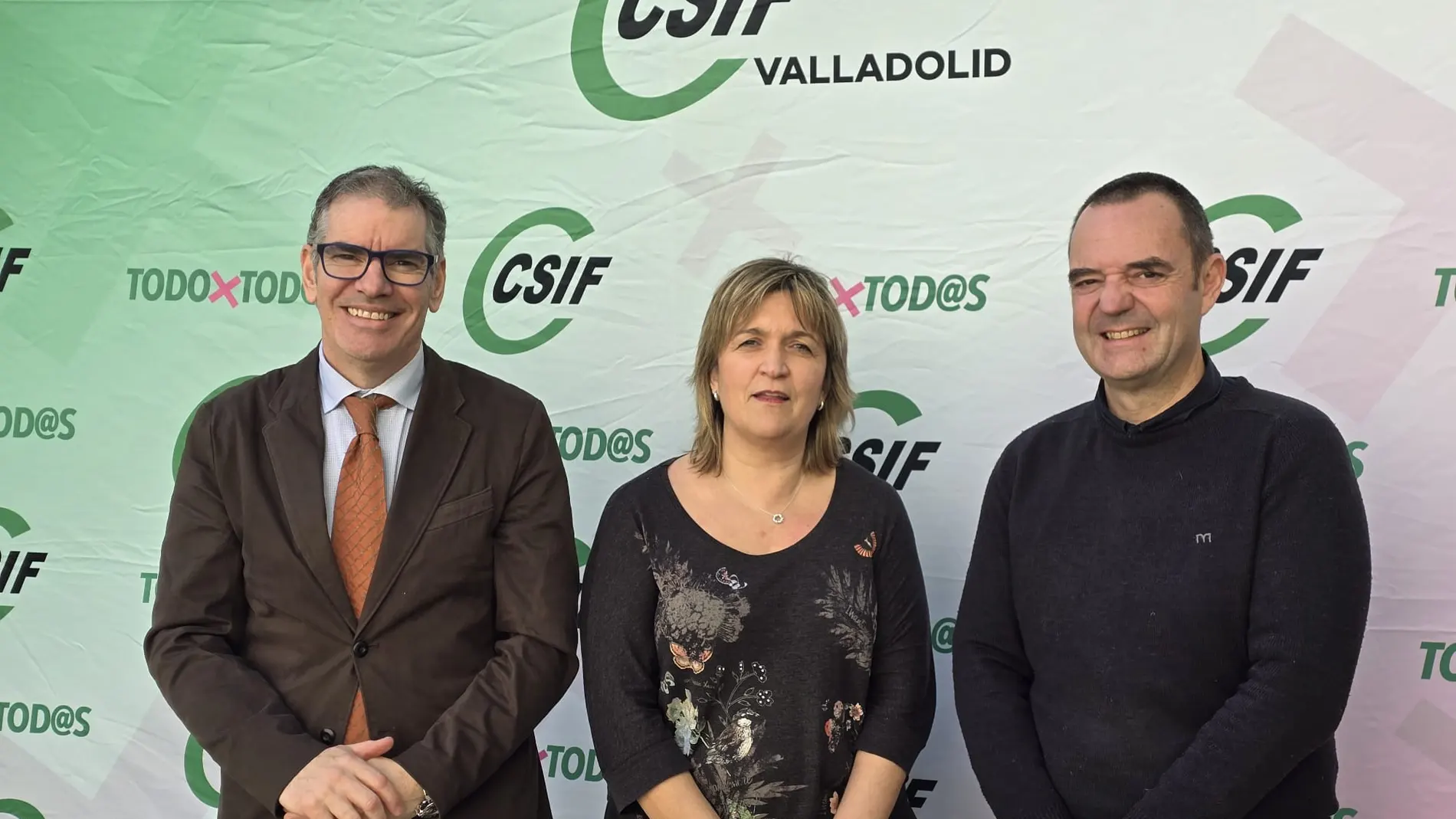 Benjamín Castro, María José San Román y Pedro Poves