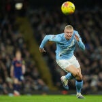 Haaland, en un partido esta temporada