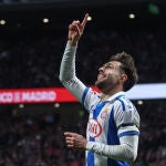 Atl&eacute;tico de Madrid- Espa&ntilde;ol. Gol de Jofre @ Gonzalo P&eacute;rez 