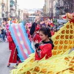 MADRID.-El parque Pradolongo de Usera acoge este domingo el desfile del A&ntilde;o Nuevo Chino con carrozas y percusi&oacute;n