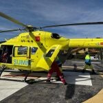 MADRID.-Sucesos.- Un motorista trasladado grave al hospital tras sufrir un accidente en Santa Mar&iacute;a de la Alameda