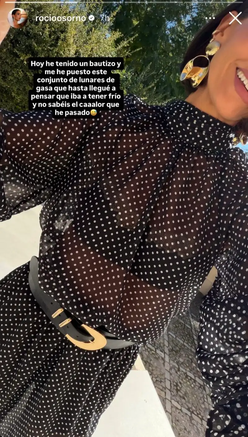 El look de Rocío Osorno.