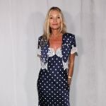 Kate Moss con vestido de lunares. Kate Moss con vestido de lunares.