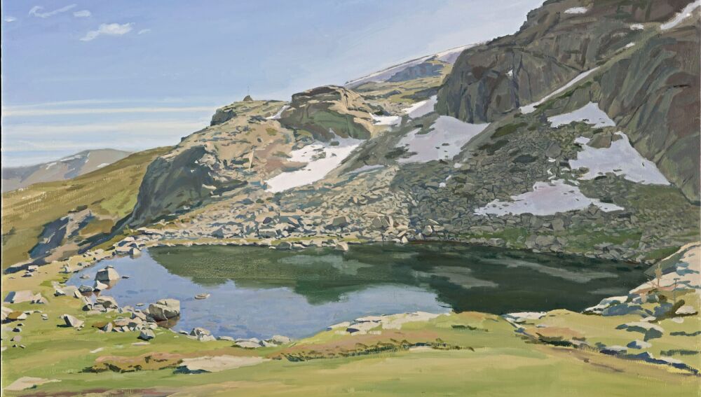 Cuadro del deshielo de la Laguna Grande de Peñalara, 2014. Alessandro Taiana