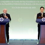 Brazilian president Luiz Inacio Lula da Silva visits South Korea