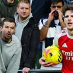 Lamentable imagen en la Premier: se burlan del f&iacute;sico de la mujer de Declan Rice