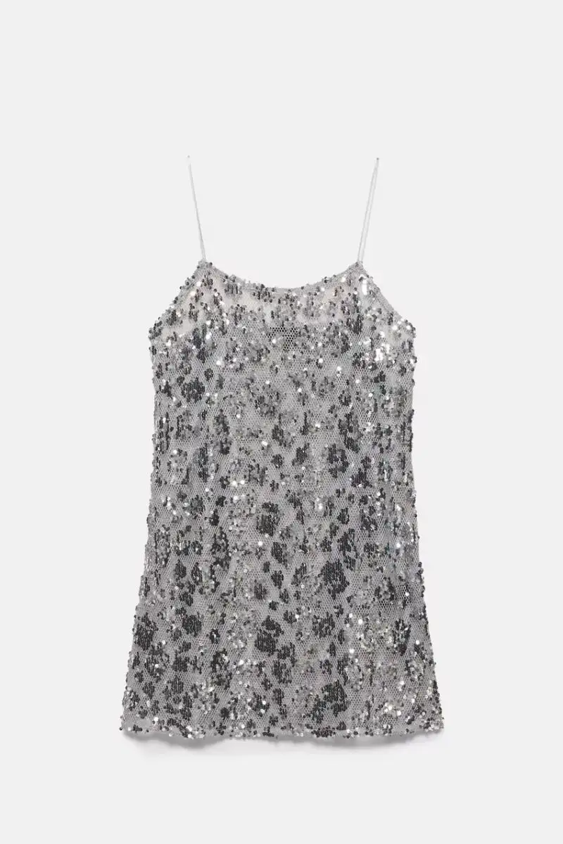 Vestido de lentejuelas.