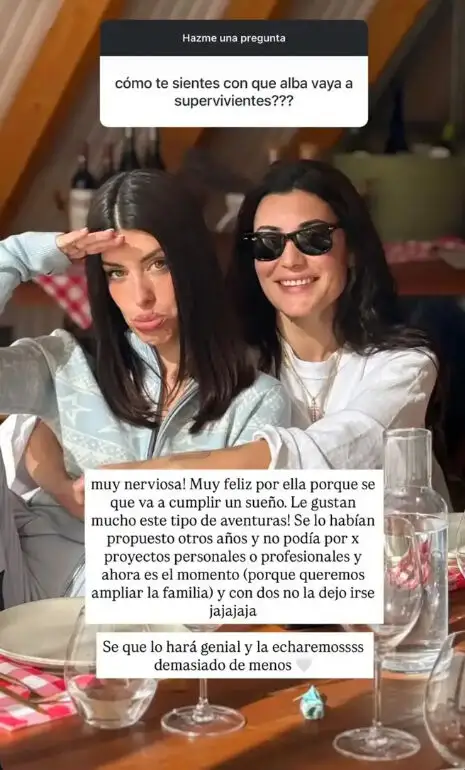 Story de Dulceida con Alba Paul