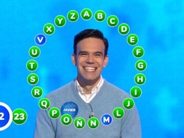 Javier, abogado y economista, en su primer Rosco de 'Pasapalabra'