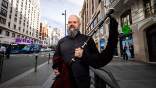 Bras Rodrigo, gaitero.&copy; Jesus G. Feria.