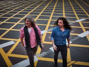 Entrevista con Iñaki Antón «Uoho» y Jaime Moreno del grupo musical de rock Rebrote. © Alberto R. Roldán / Diar Entrevista con Iñaki Antón «Uoho» y Jaime Moreno del grupo musical de rock Rebrote. © Alberto R. Roldán / Diario La Razón 24 02 2026