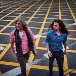 Entrevista con I&ntilde;aki Ant&oacute;n &laquo;Uoho&raquo; y Jaime Moreno del grupo musical de rock Rebrote.&copy; Alberto R. Rold&aacute;n / Diar