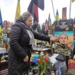 Natalia Kozak, madre de un soldado ca&iacute;do