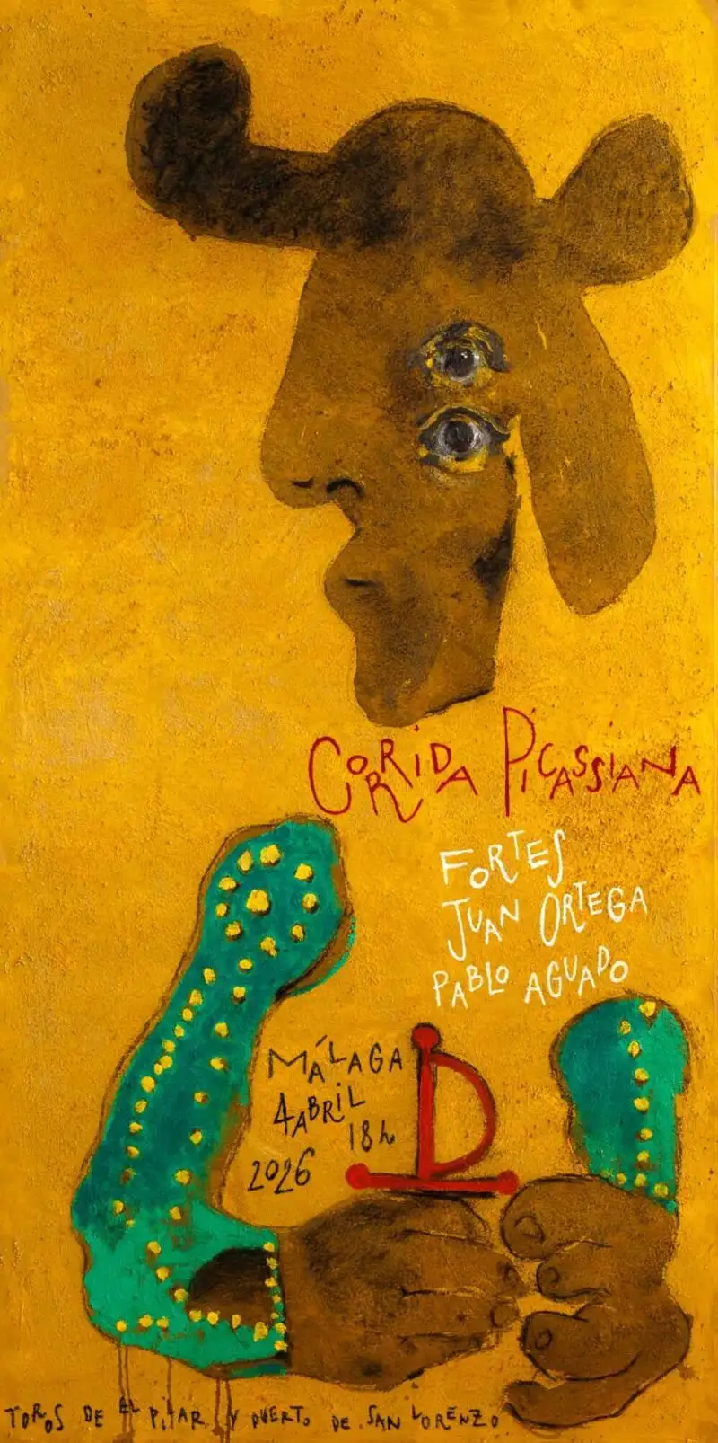 Cartel de Jacob Vilató para la corrida picassiana de 2026