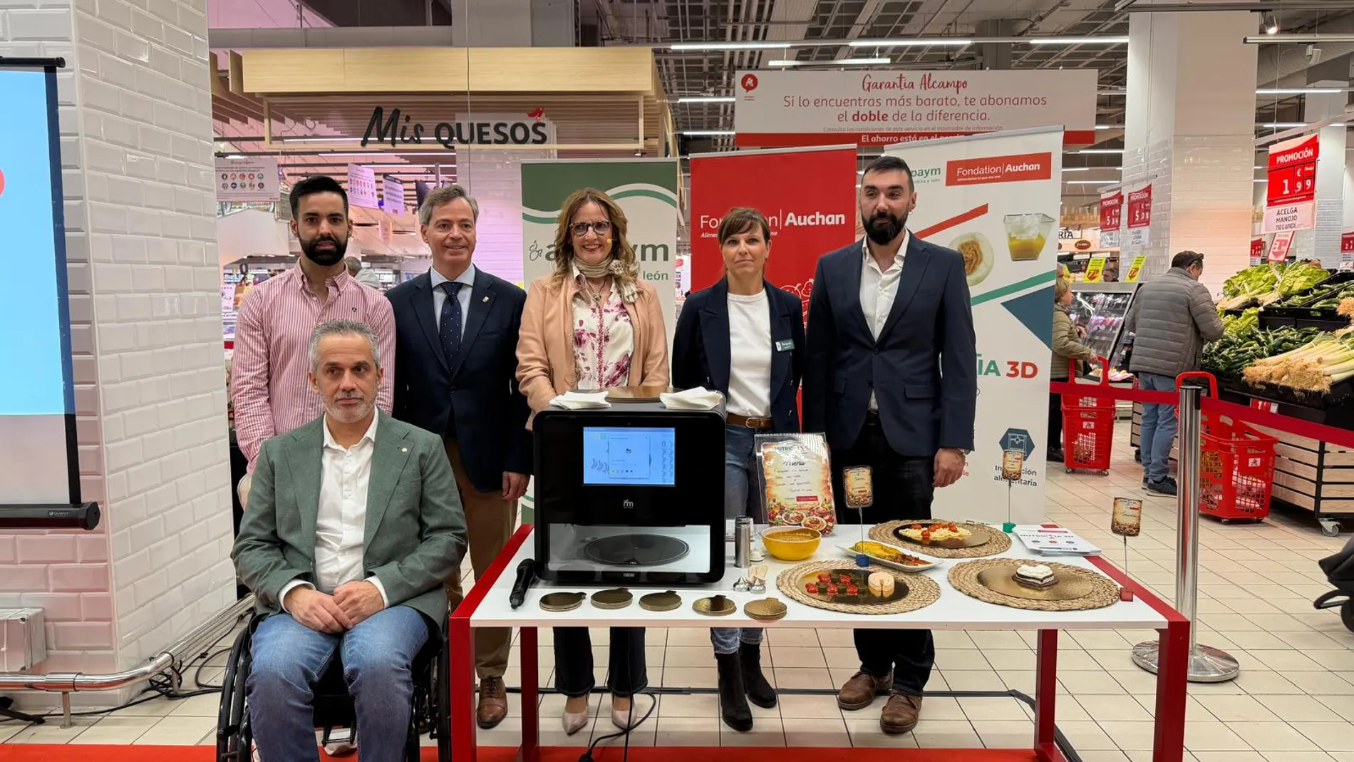 Presentación del proyecto de Fondation Auchan (Alcampo) y ASPAYM Castilla y León