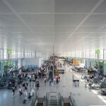 Vista general de la zona de embarques de la Terminal 3 del Aeropuerto de M&aacute;laga-Costa del Sol.