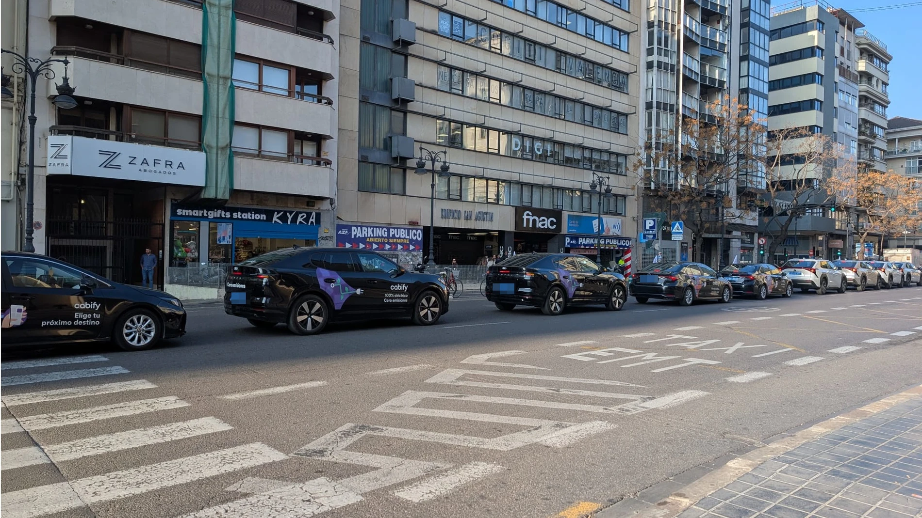 Marcha de VTC por València EUROPA PRESS 26/02/2026