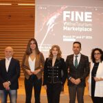V&iacute;ctor Caramanzana, Blanca Jim&eacute;nez, Mar Sancho, Mois&eacute;s Santana y Sonia Beltr&aacute;n, en la presentaci&oacute;n