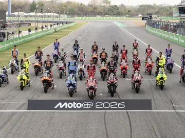 Los 22 pilotos de MotoGP, este jueves en Buriram Los 22 pilotos de MotoGP, este jueves en Buriram