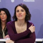 Irene Montero asocia la retirada de D&iacute;az a "problemas internos de Sumar" y defiende "liderazgos fuertes" en la izquierda
