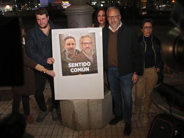 El candidato de VOX a la presidencia de la Junta, Carlos Poll&aacute;n, en el acto de apertura de la campa&ntilde;a electoral en Le&oacute;n