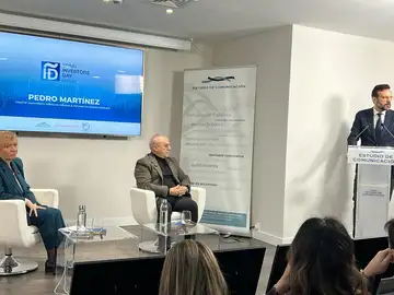 De izquierda a derecha, Juan Cruz Cigudosa, Sonia Díaz y Pedro Martínez De izquierda a derecha, Juan Cruz Cigudosa, Sonia Díaz y Pedro Martínez