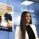 Guillermina Mekuy durante la presentaci&oacute;n de su libro en La Raz&oacute;n