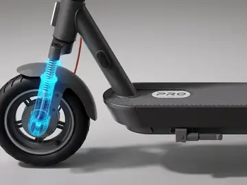 Potencia y gran autonomía en este patinete eléctrico de Xiaomi Parte delantera del Xiaomi Electric Scooter 5 Pro