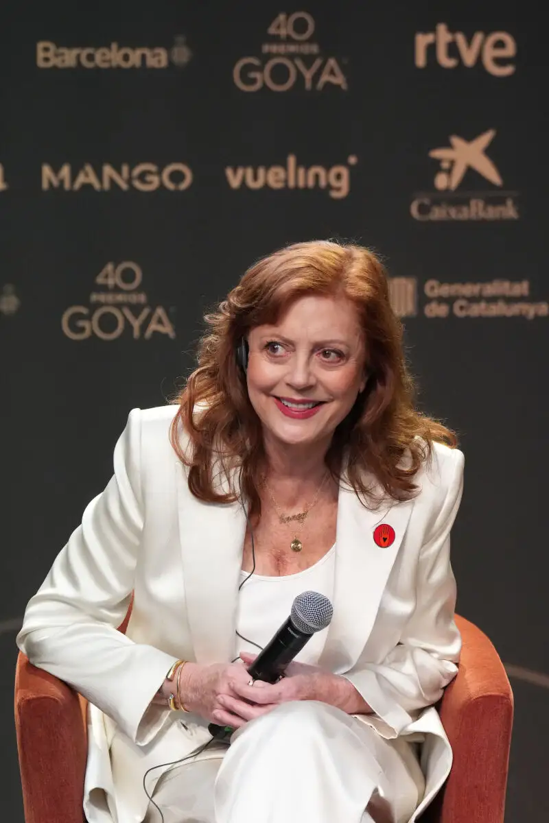 Rueda de prensa de Susan Sarandon en Barcelona
