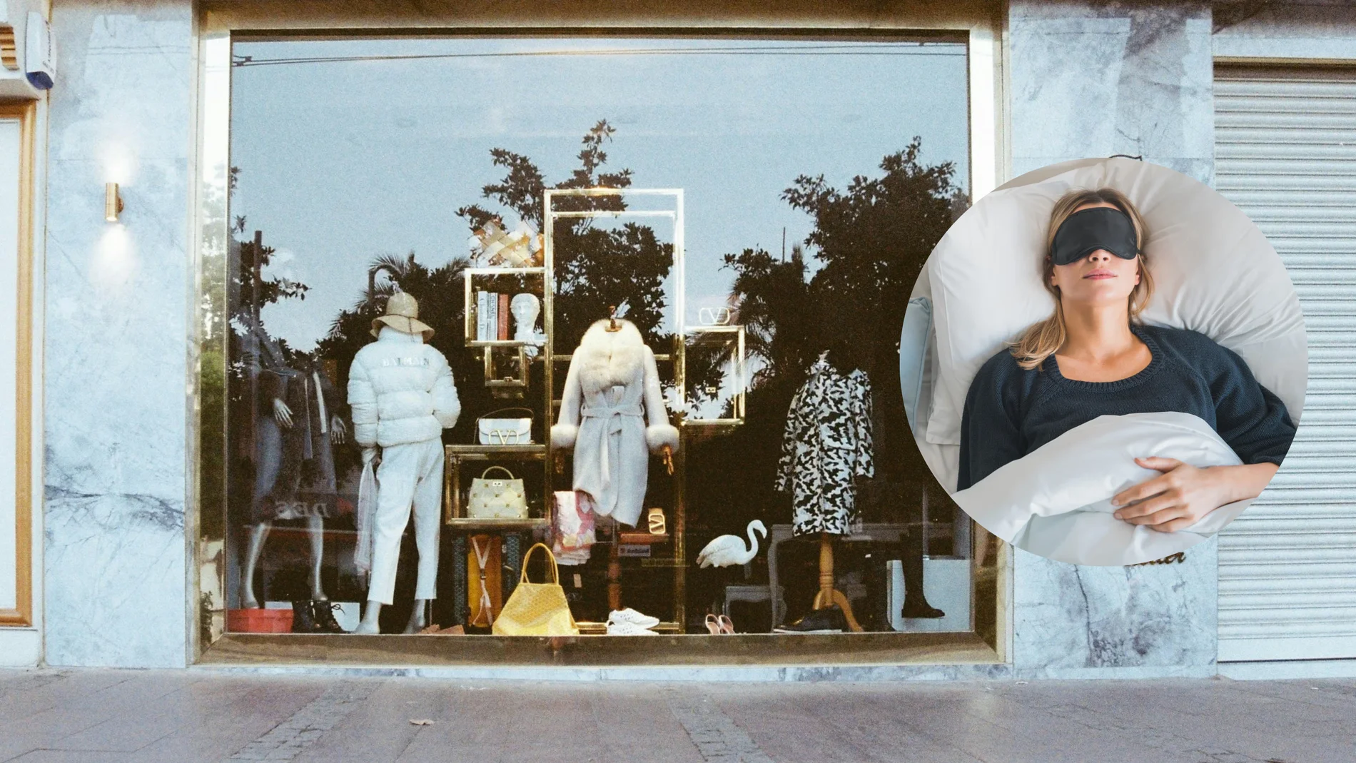 Cobrar por dormir es posible: una tienda de Madrid paga 300 euros a los clientes que se echen una siesta en sus escaparates